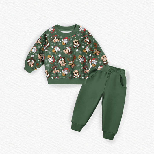 Christmas At Walt's Bamboo Crewneck & Jogger Set