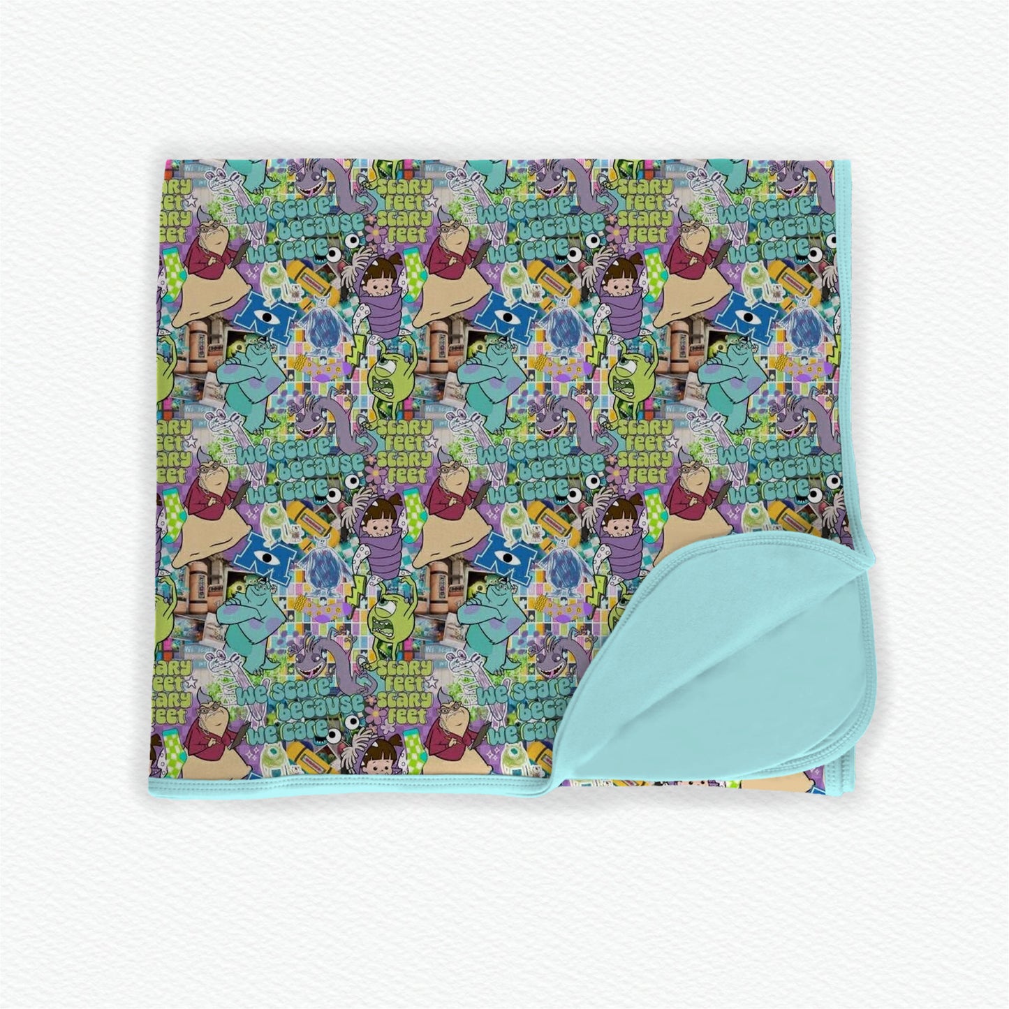 We Scare Because We Care Bamboo Blanket