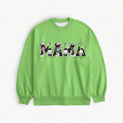 NBC Tiny People MAMA Embroidered French Terry Bamboo Adult Sweatshirt