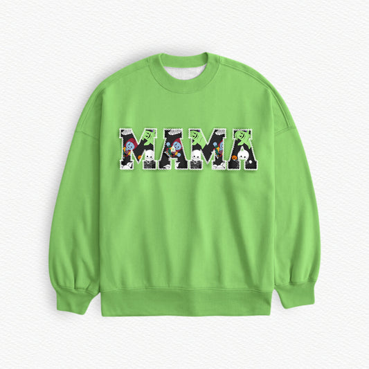 NBC Tiny People MAMA Embroidered French Terry Bamboo Adult Sweatshirt