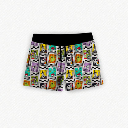 The Nightmare After Postage Bamboo Women's Pajama Shorts