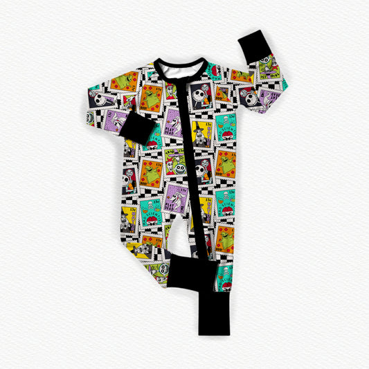 The Nightmare After Postage Bamboo Zippy Pajamas