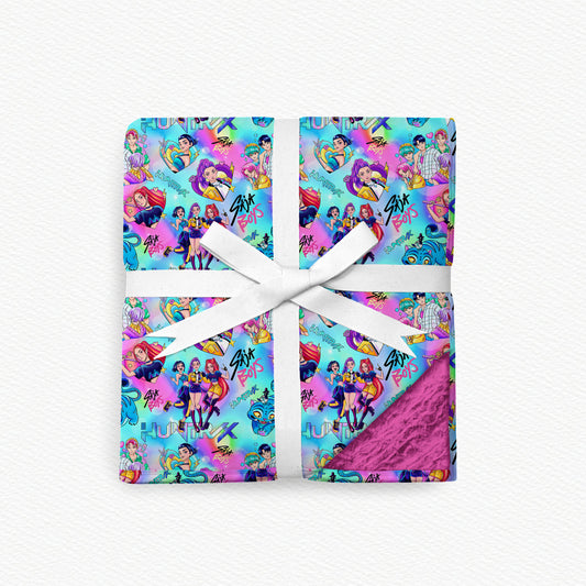 Idol Awards Fur Backed Bamboo Blanket