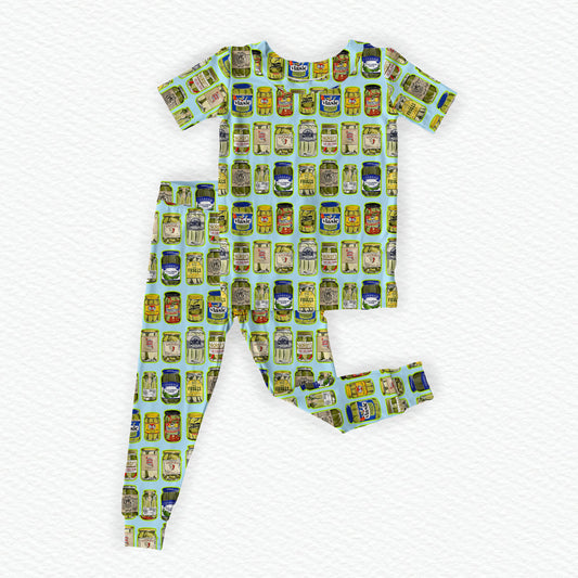 Kind Of A Big Dill Bamboo Short Sleeve & Pants Two Piece Pajama Set