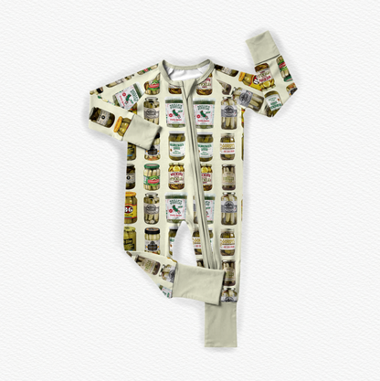 Just Dill With It Bamboo Zippy Pajamas