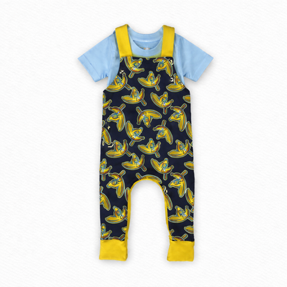 Banana Ball Bamboo T-Shirt & Overalls