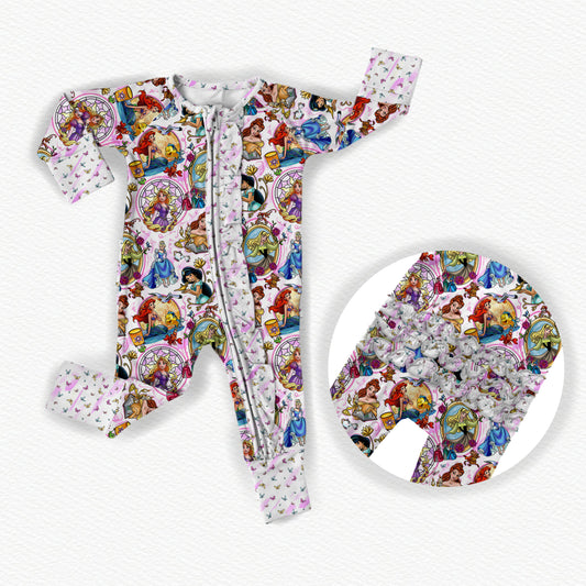 Once Upon A Time Ruffle Bamboo Zippy Pajamas