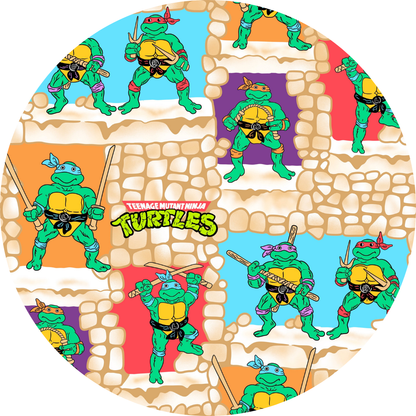 Ninja Turtles Bamboo Crib Sheet