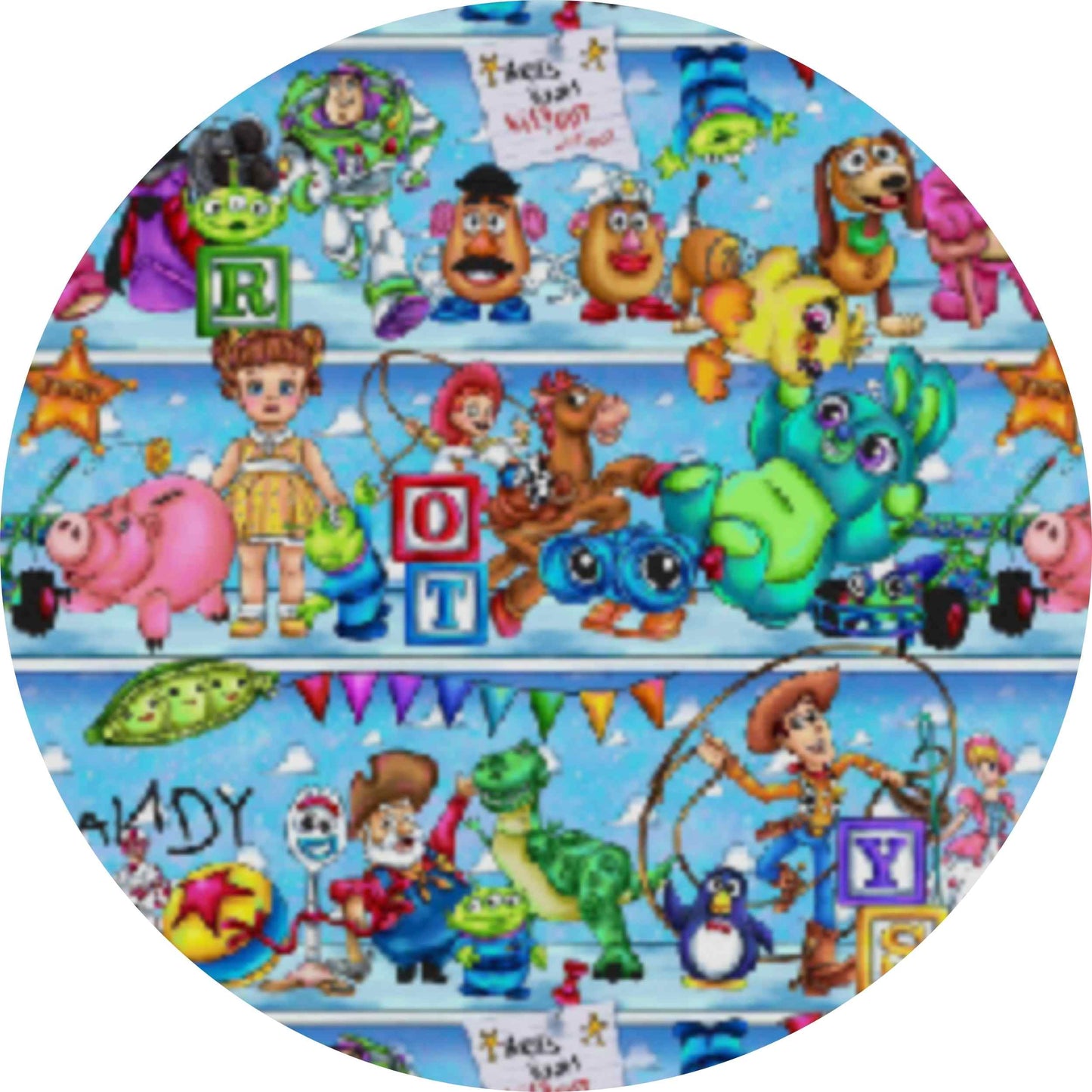 Toy Story Bamboo Crib Sheet