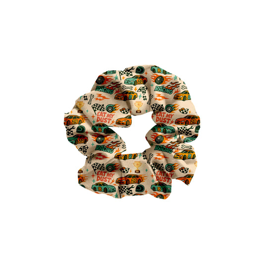 Race Time With Dad Bamboo Scrunchie