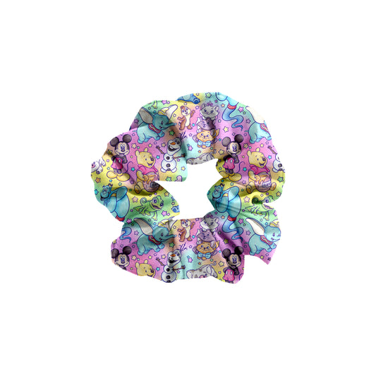 Sidekick Symphony Watercolor Bamboo Scrunchie