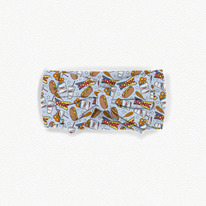 Chili Cheese Bamboo Bow Headband
