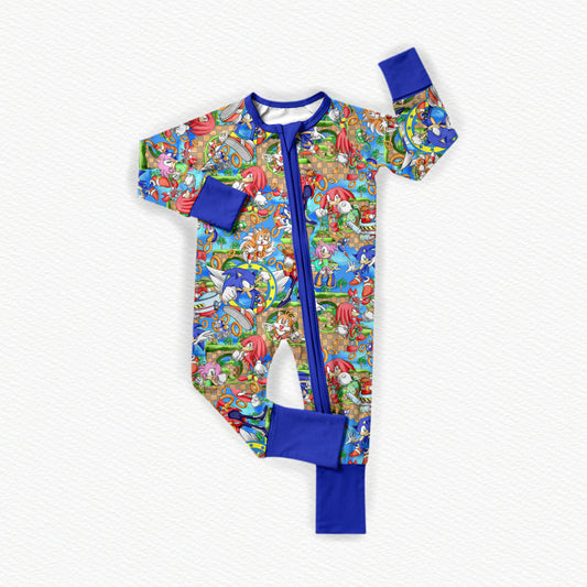 Need For Speed Bamboo Zippy Pajamas