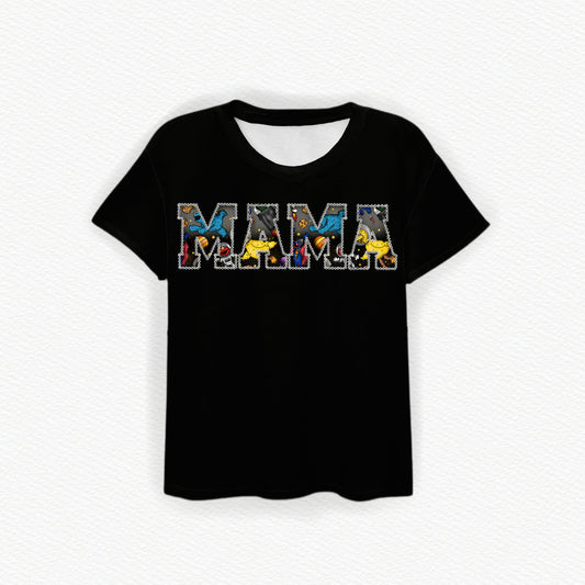 Giggle Galaxy MAMA Embroidered Bamboo Tee