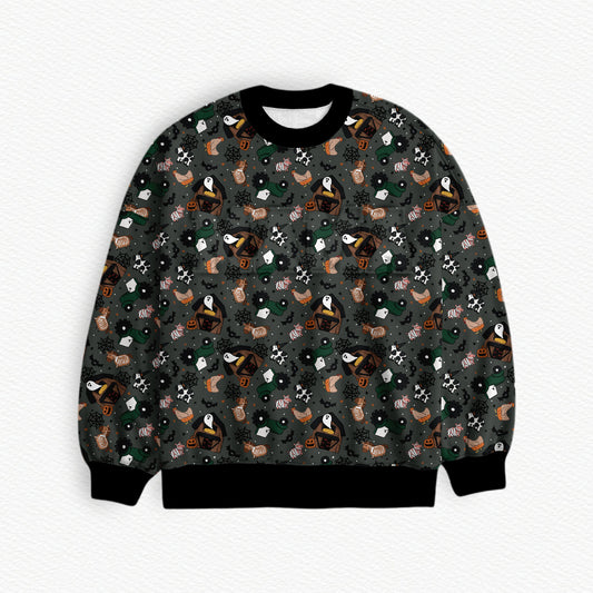 CockadoodleBOO Halloween Bamboo Adult Crewneck