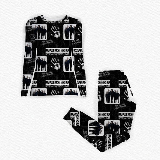 Law & Order Bamboo Adult Jogger Style Sleep Set