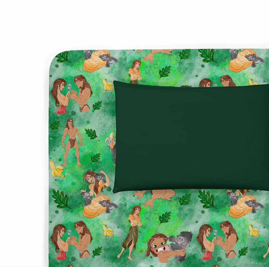 Son Of Man Tarzan Bamboo Twin Sheet & Pillowcase Set