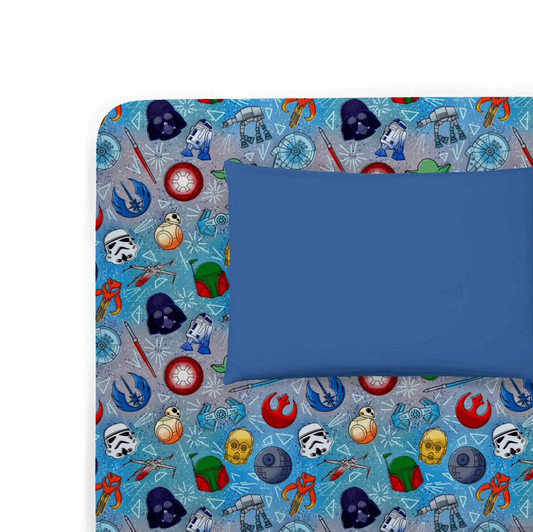 Galactic Star Wars Bamboo Twin Sheet & Pillowcase Set