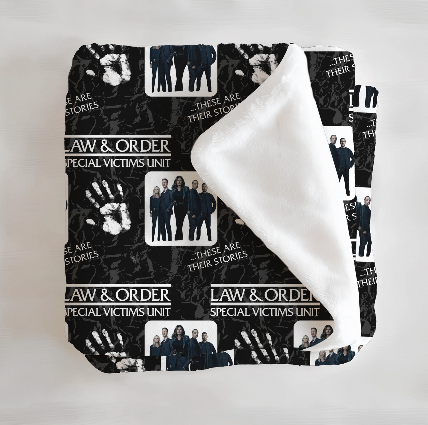 Law & Order Minky Blanket