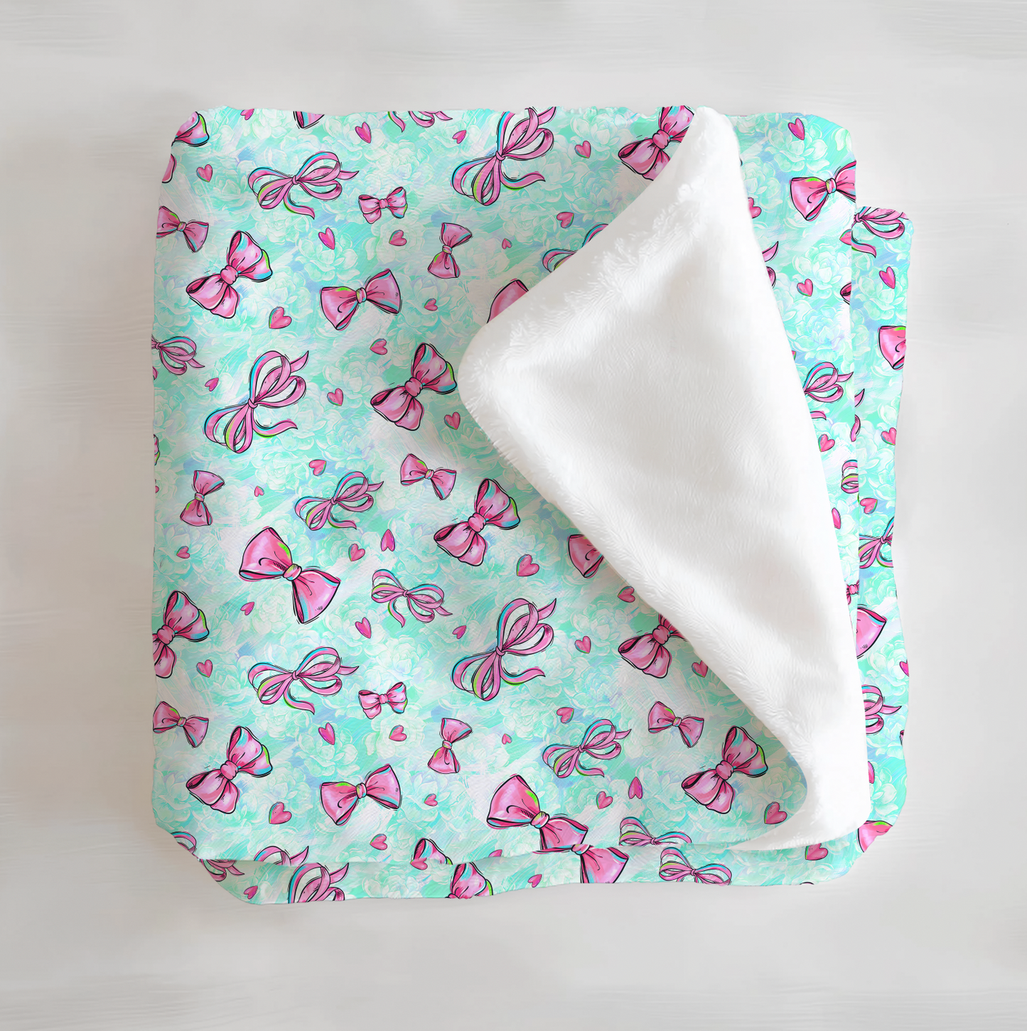 Bow-Tiful Minky Blanket