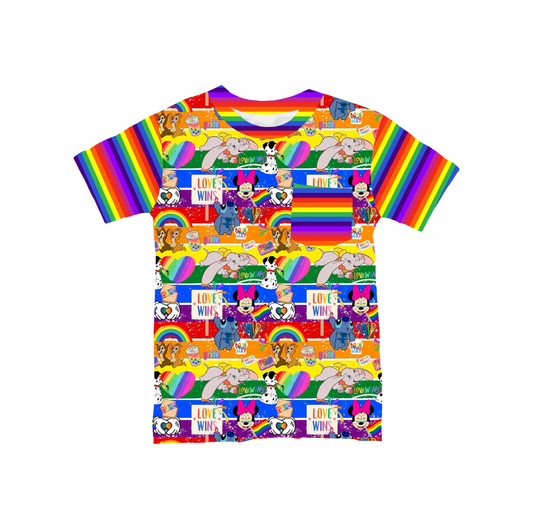Disney Pride Adult Bamboo Pocket Tee
