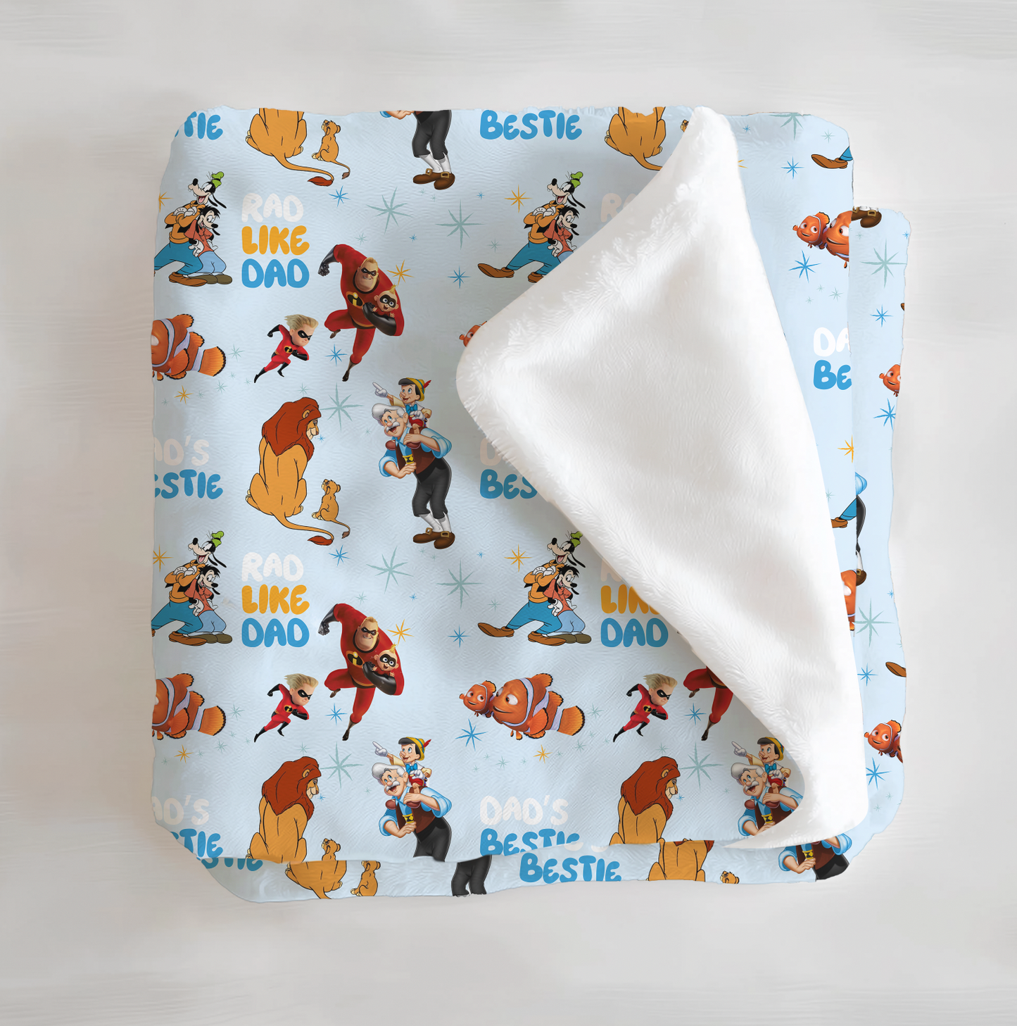 Rad Like Dad Minky Blanket