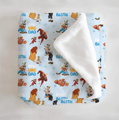 Rad Like Dad Minky Blanket