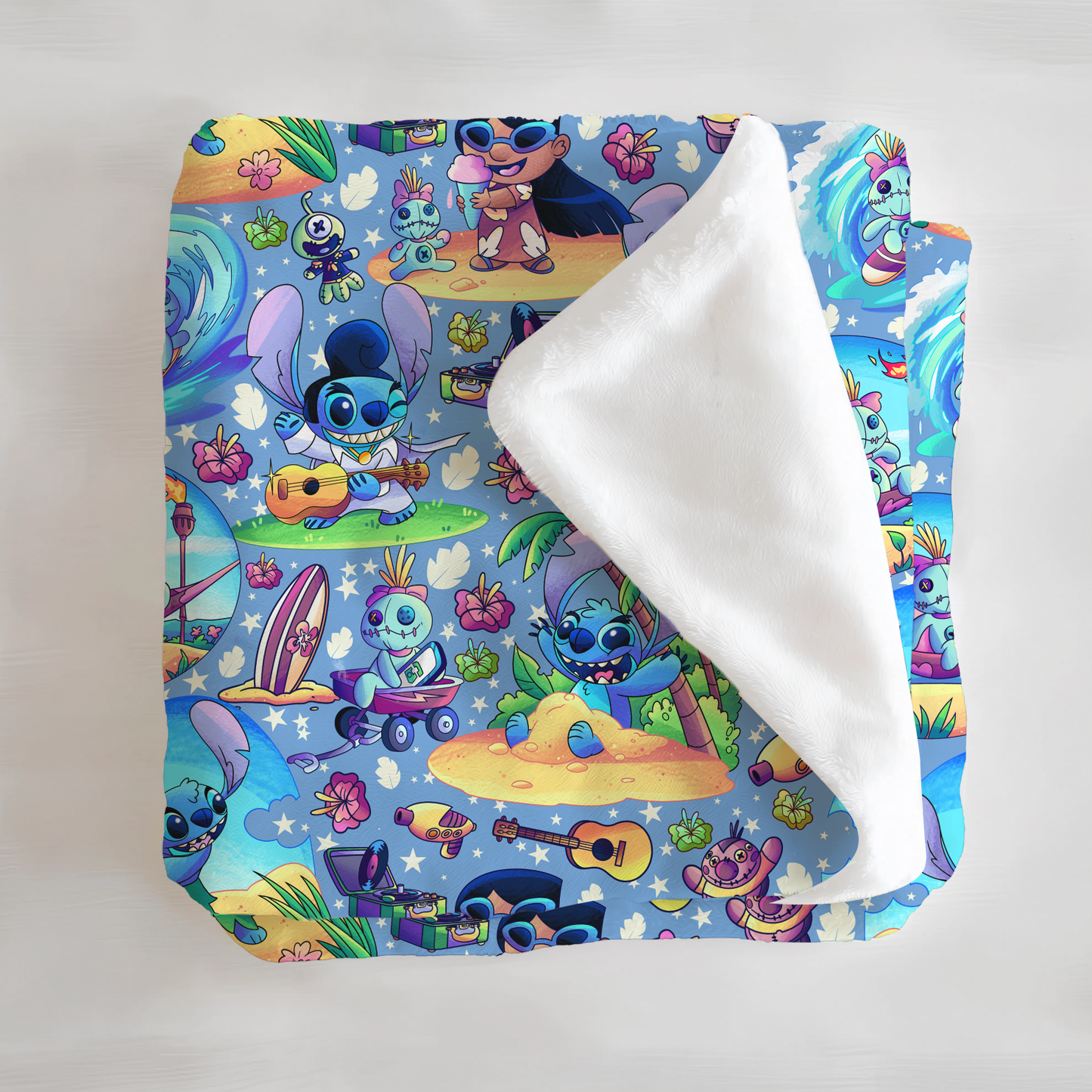 He Mele No Lilo Minky Blanket