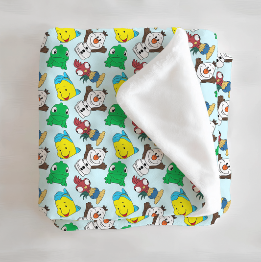 Sidekicks Tiny People Minky Blanket