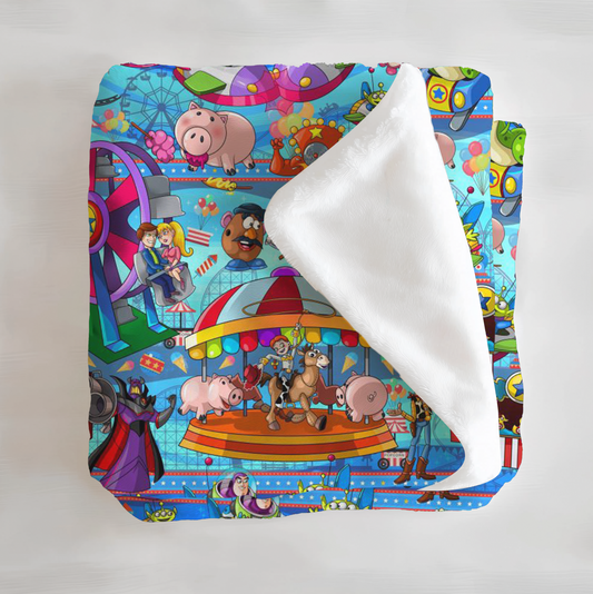 Toy Story Carnival Minky Blanket