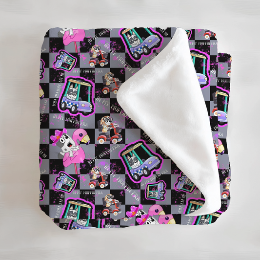 Flamingo Queen Minky Blanket