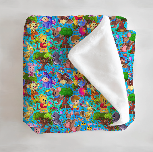 Pooh Toons Minky Blanket