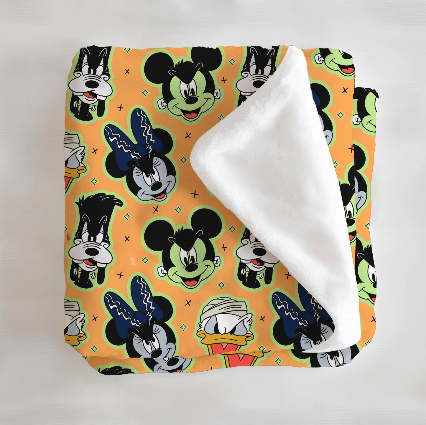 Franken-Mouse Minky Blanket