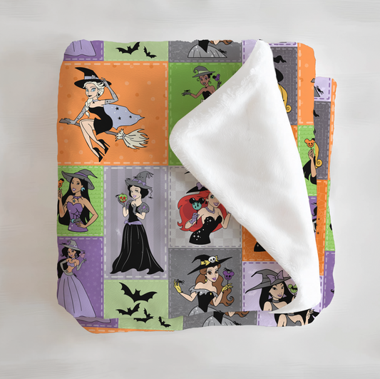 Princess Patches Minky Blanket