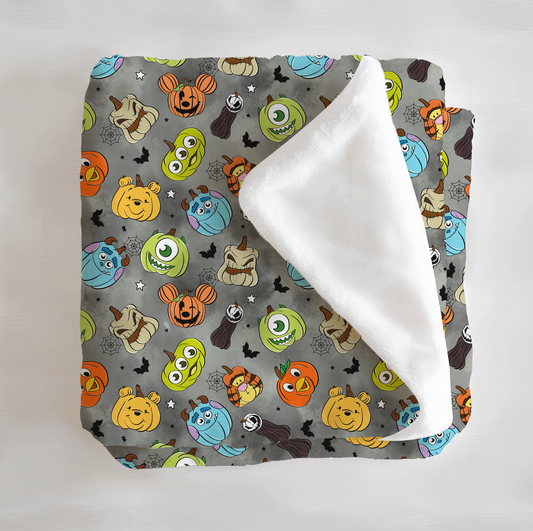 Pumpkin Cuties Minky Blanket