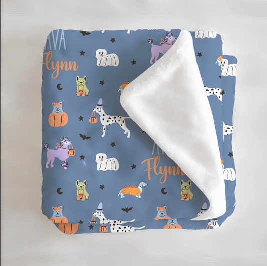 Trick Or TREATS Minky Blanket