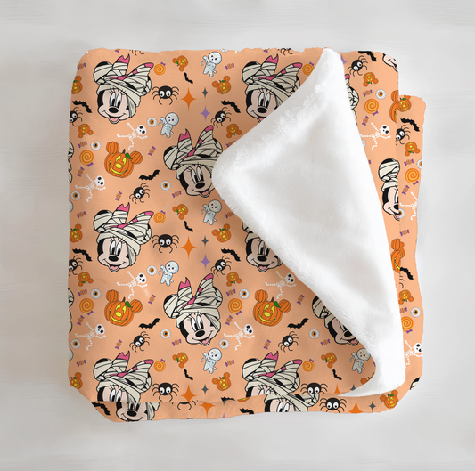 Mummy Mouse Minky Blanket