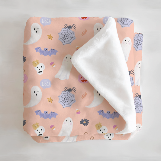 Too Cute To Spook Minky Blanket