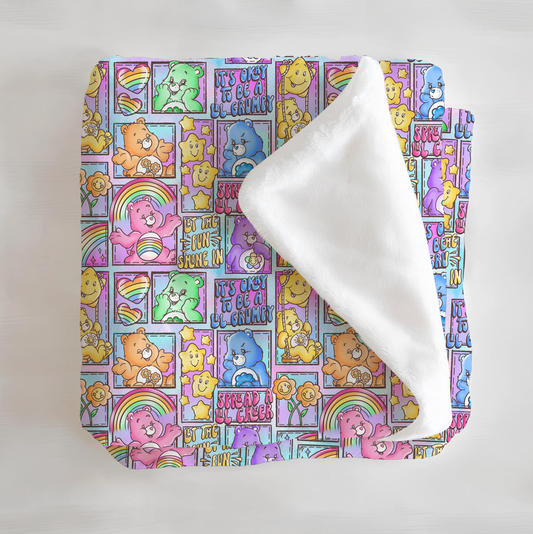 Care Bears Patchwork Minky Blanket