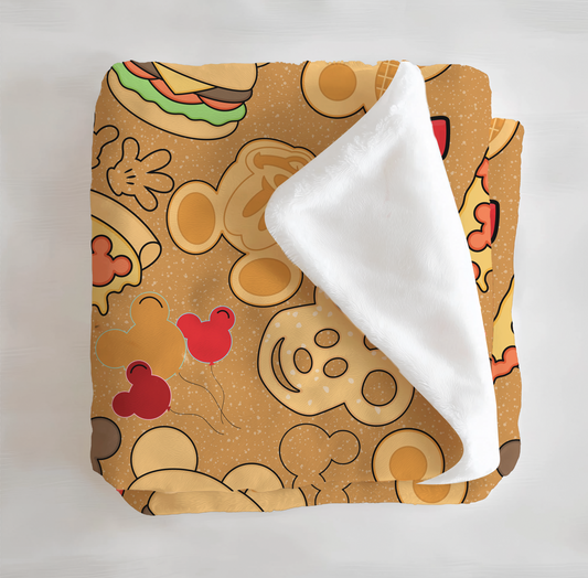 Main Street Confectionary Minky Blanket