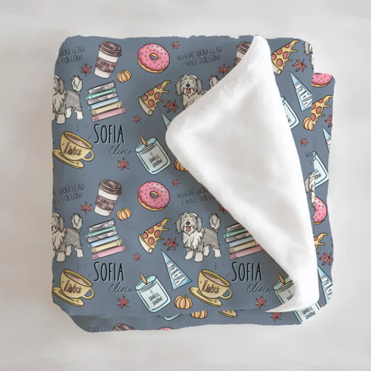 Gilmore Personalized Minky Blanket