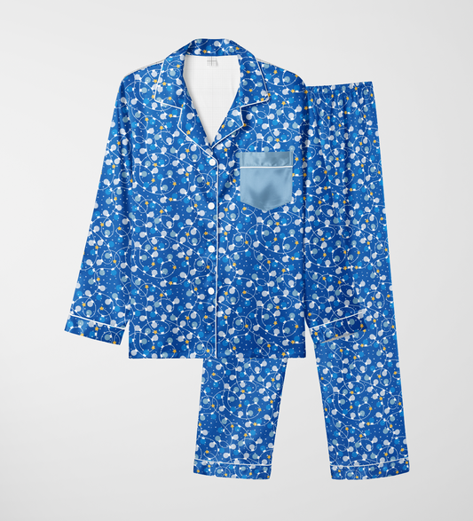 Hanukkah Sameach! Bamboo Sleepover Long Sleeve & Pants Two Piece Pajama Set