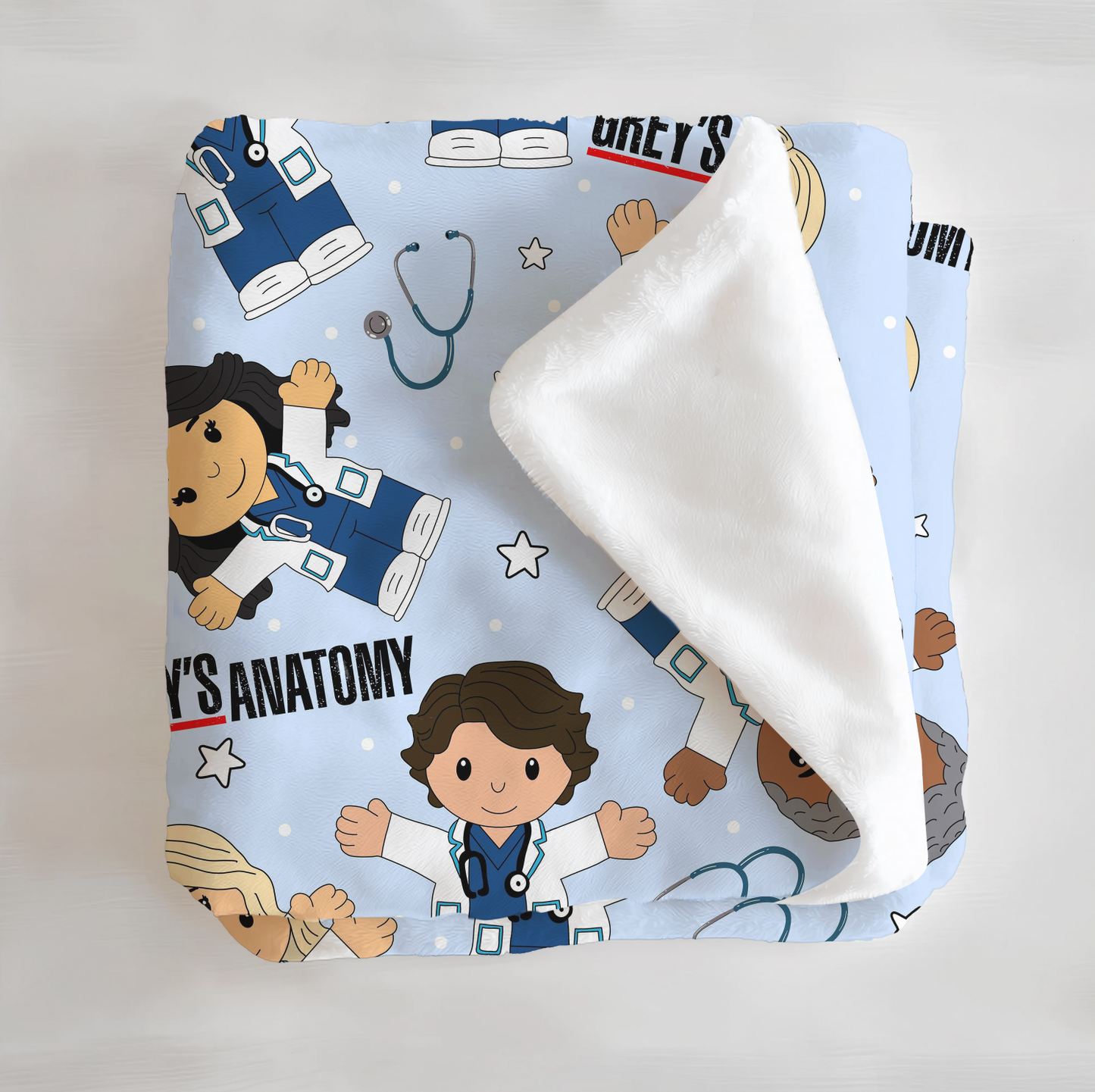 "PICK ME!" Tiny People Minky Blanket