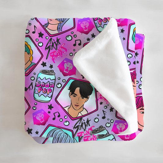 Soda Pop Minky Blanket
