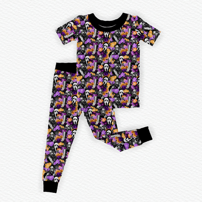 Don't Hang Up Bamboo Short Sleeve Two Piece Pajama Set