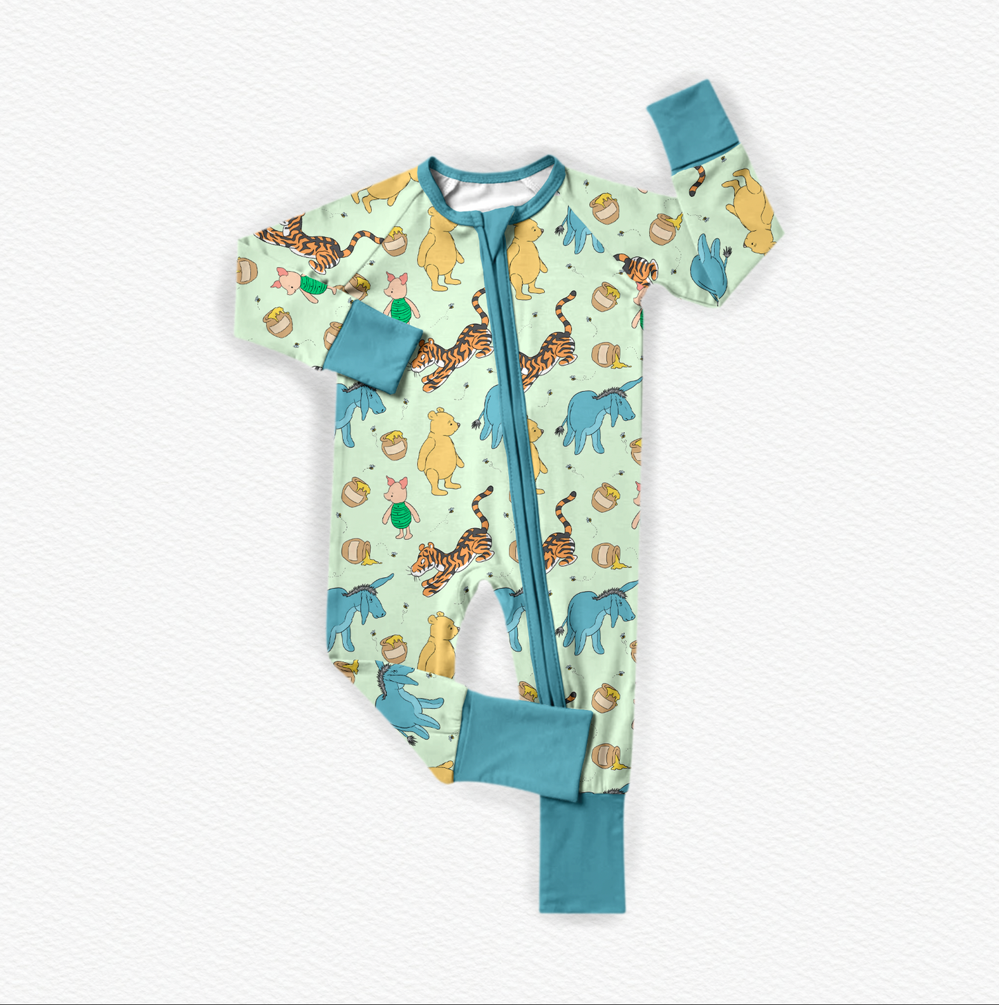 Winnie The Pooh Bamboo Zippy Pajamas