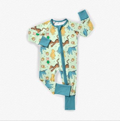 Winnie The Pooh Bamboo Zippy Pajamas