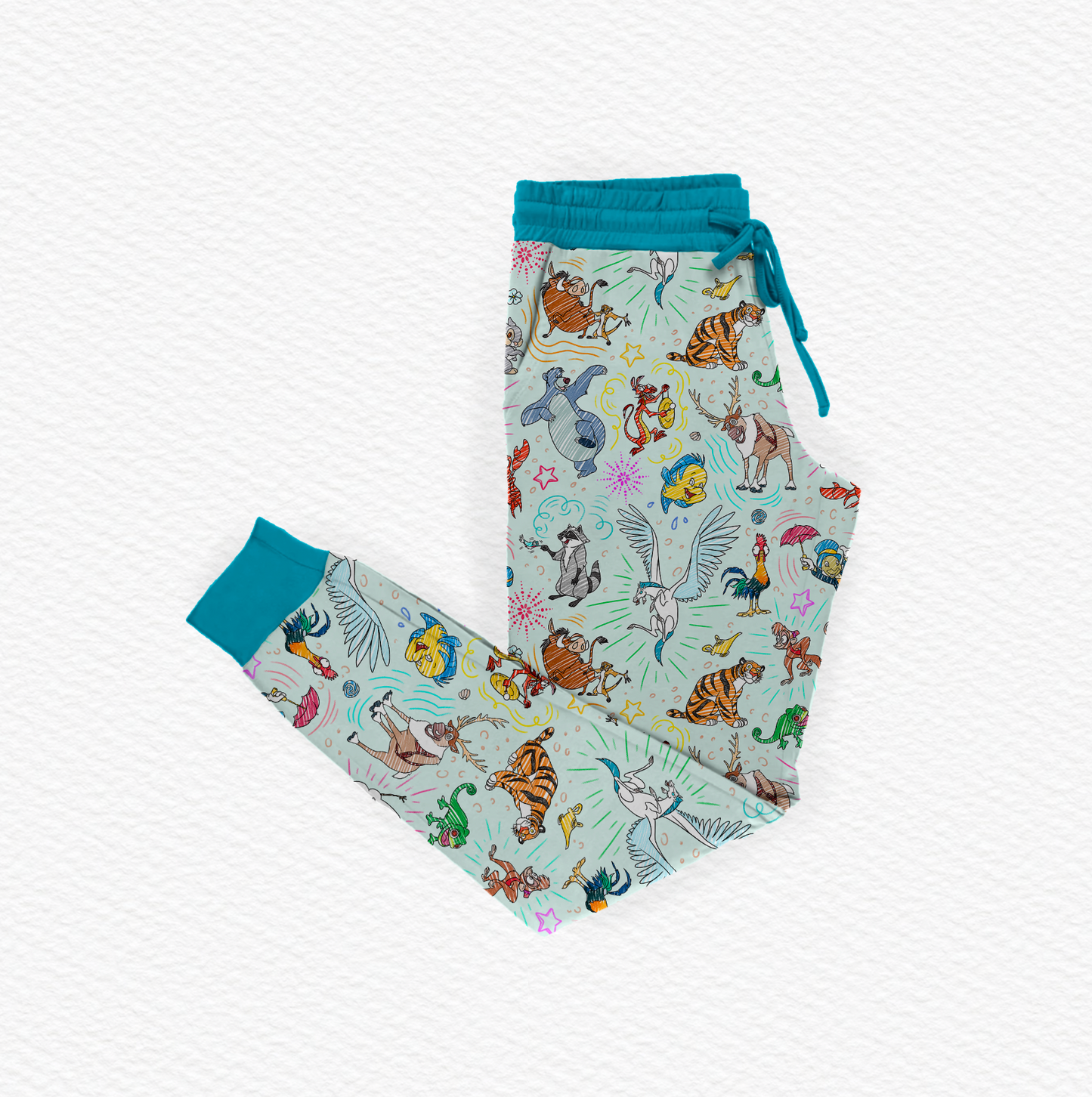 Sketchy Sidekicks Bamboo Jogger Style Pants