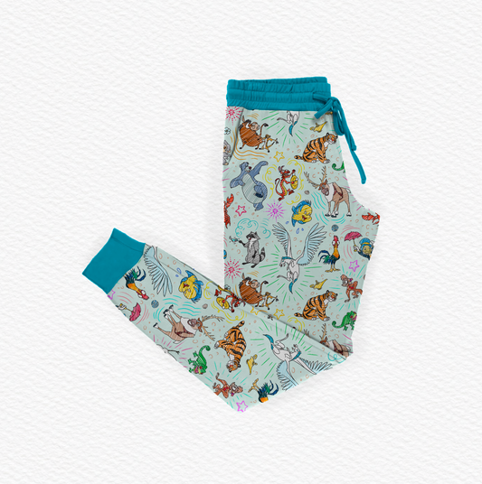Sketchy Sidekicks Bamboo Jogger Style Pants