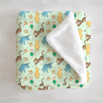 Winnie The Pooh Minky Plush Blanket From Judith Arthur